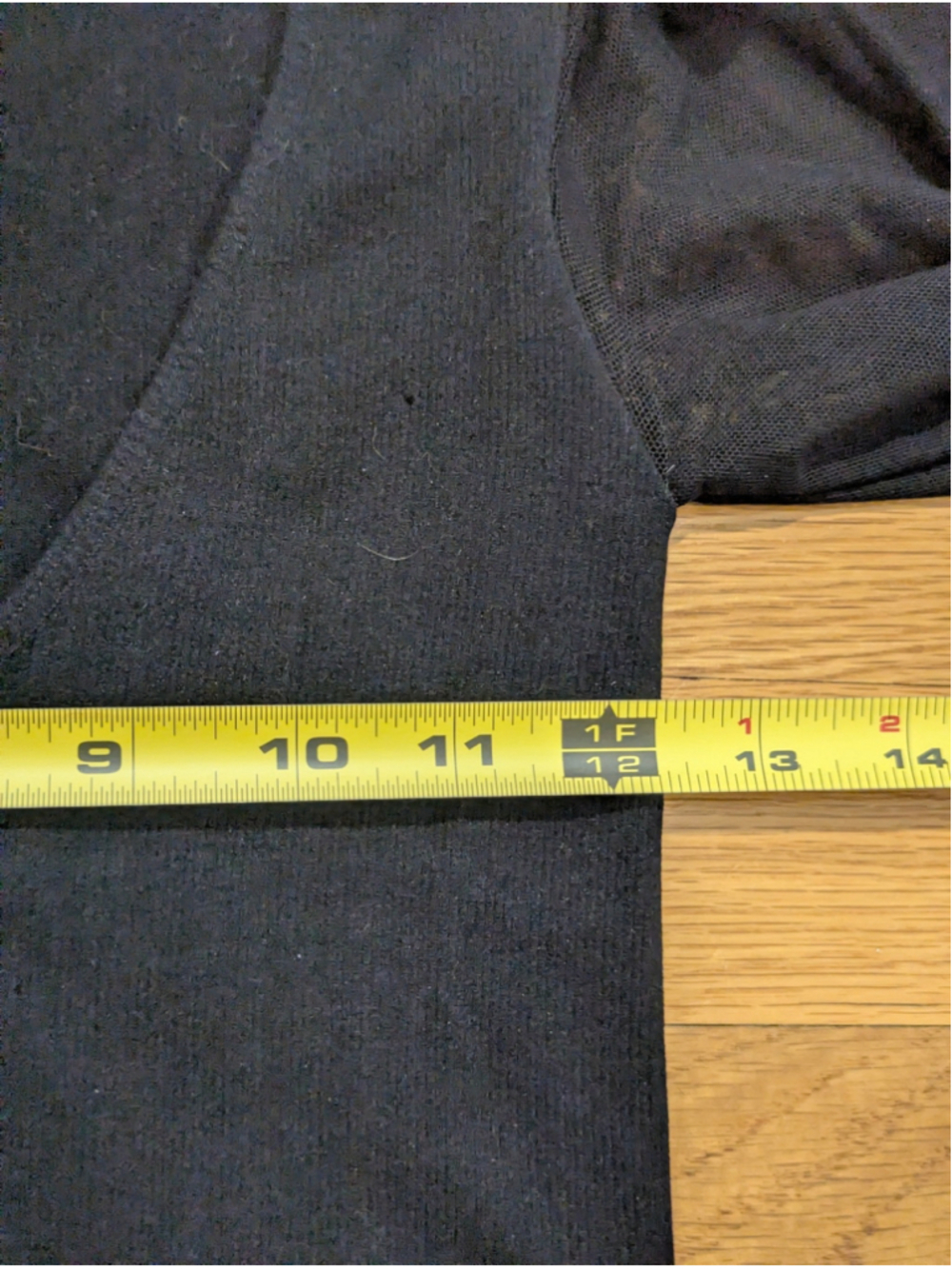 Free People Intimately Black Mesh Balloon Sleeve Top Medium M/L - Picture 8 of 10
